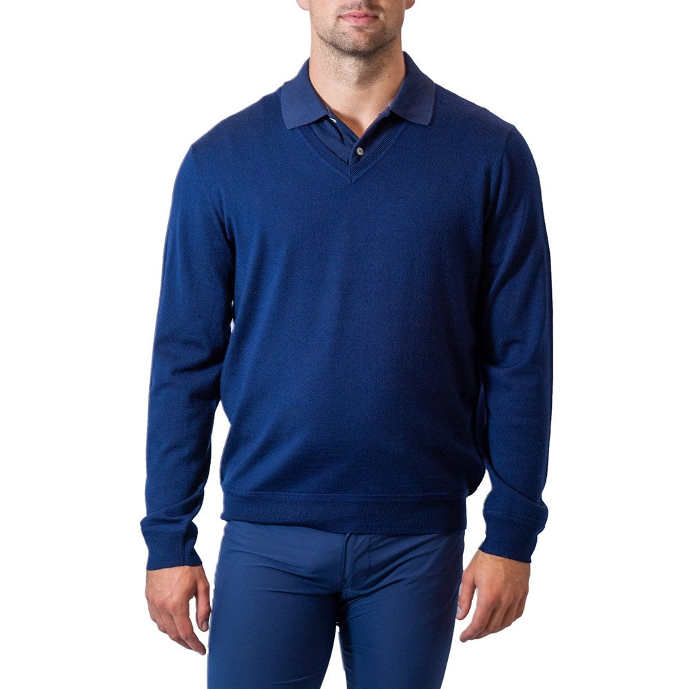 Deals Polo Ralph Lauren washable merino wool sweater navy blue size L navy new