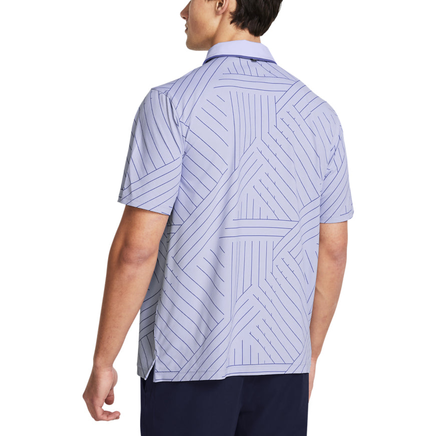 Under Armour Iso-Chill Edge Golf Polo Shirt - Celeste / Starlight