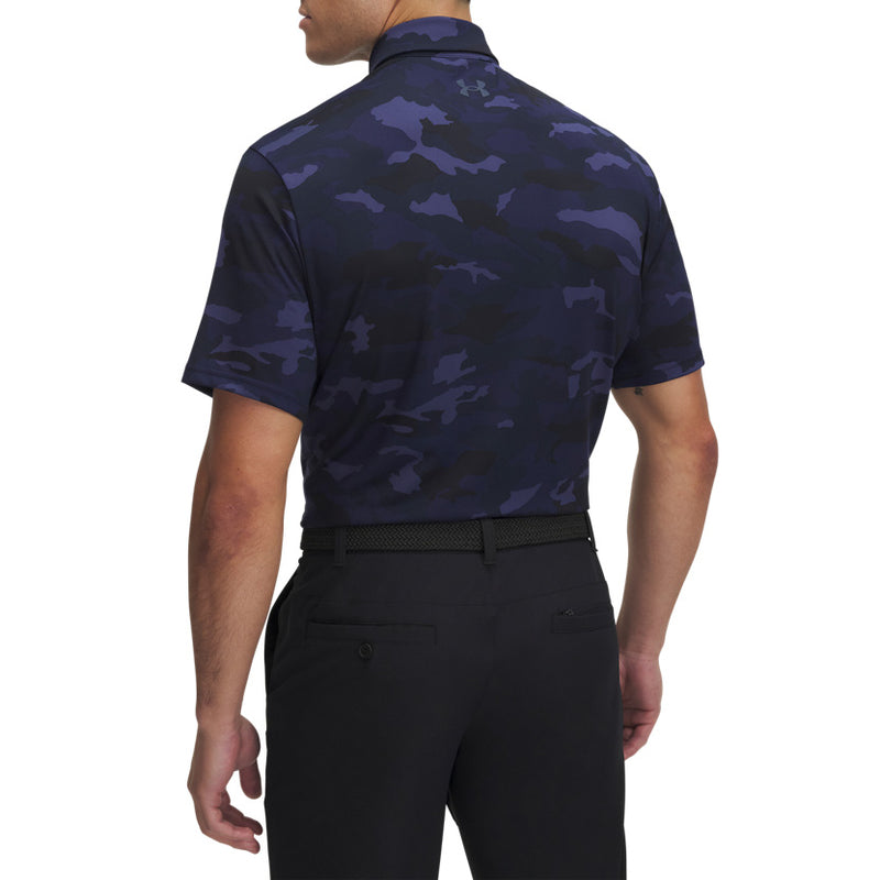 Baju Golf Polo Playoff Under Armor 3.0 - Midnight Navy/Downpour Grey