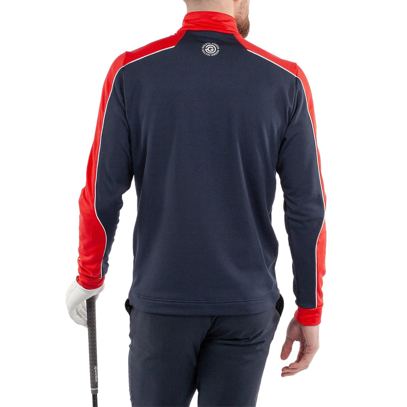 Galvin Green Dave Insulating 1/4 Zip Mid-Layer - Navy/Red