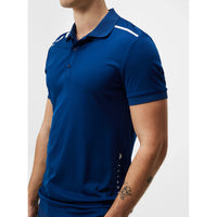 J.Lindeberg Lionel Regular Fit Polo Golf Shirt - Estate Blue