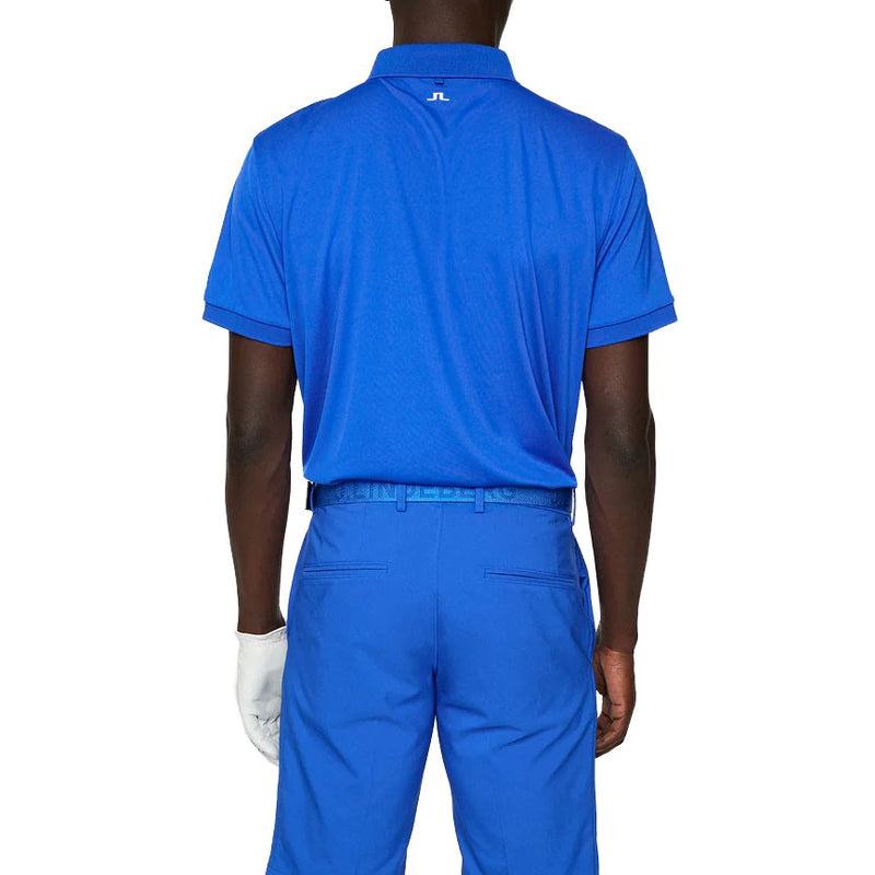 J.Lindeberg Tour Tech Reg Fit Golf Shirt - Club Blue