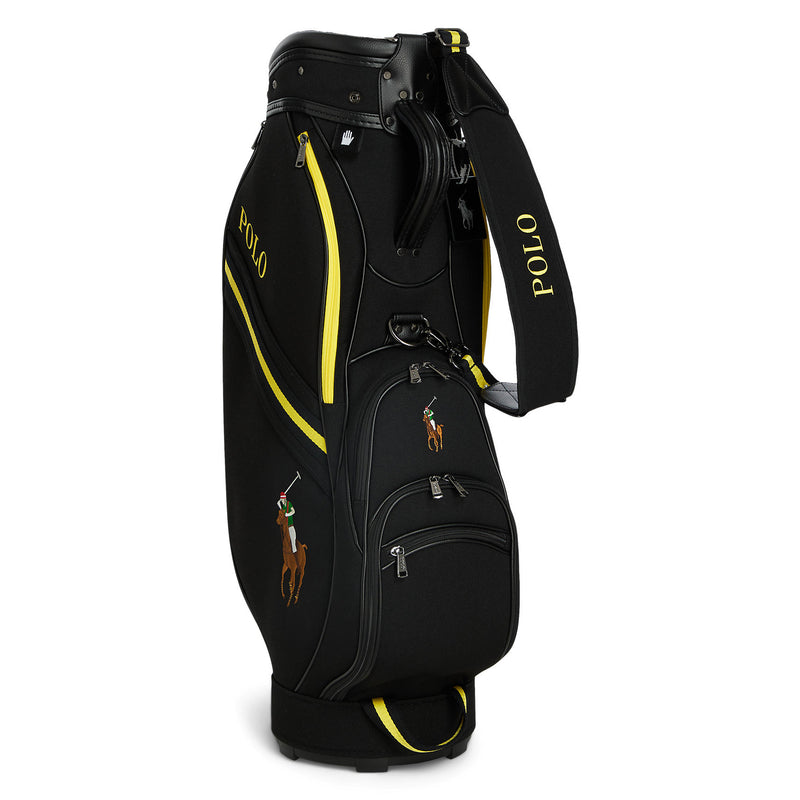 Prestasi polo Ralph Lauren Signature Polo Cart Golf Bag - Hitam