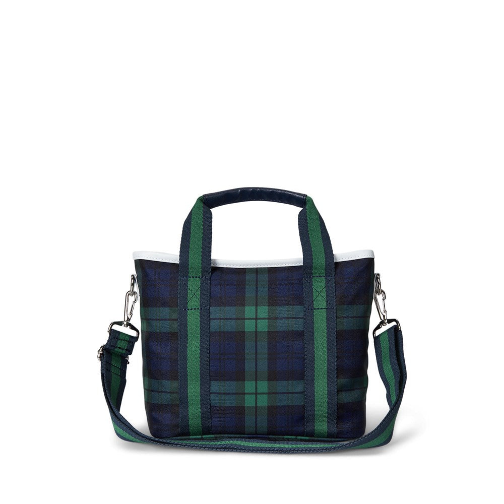 Prestasi Polo Ralph Lauren Besar Golf Pouch - Black Plaid