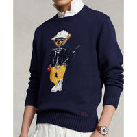 Polo Performance Ralph Lauren Polo Bear Cotton-Blend Sweater - French Navy