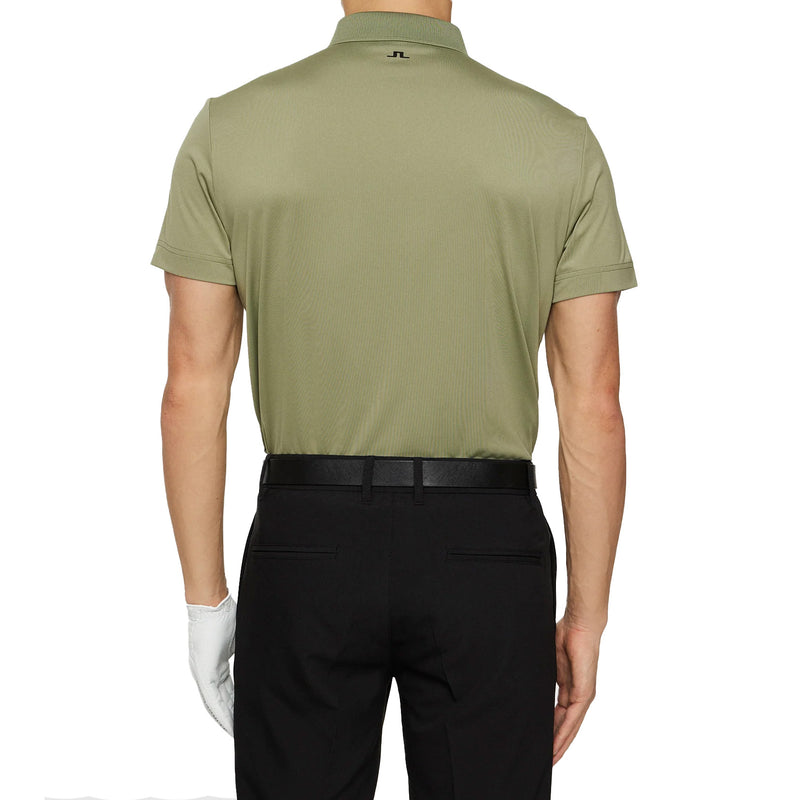 J.Lindeberg Bridge Polo Golf Shirt - Oil Green