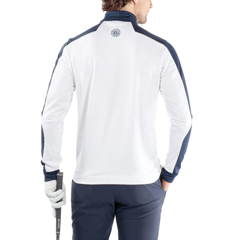 Galvin Green Dave Insulating 1/4 Zip Mid-Layer - White/Navy