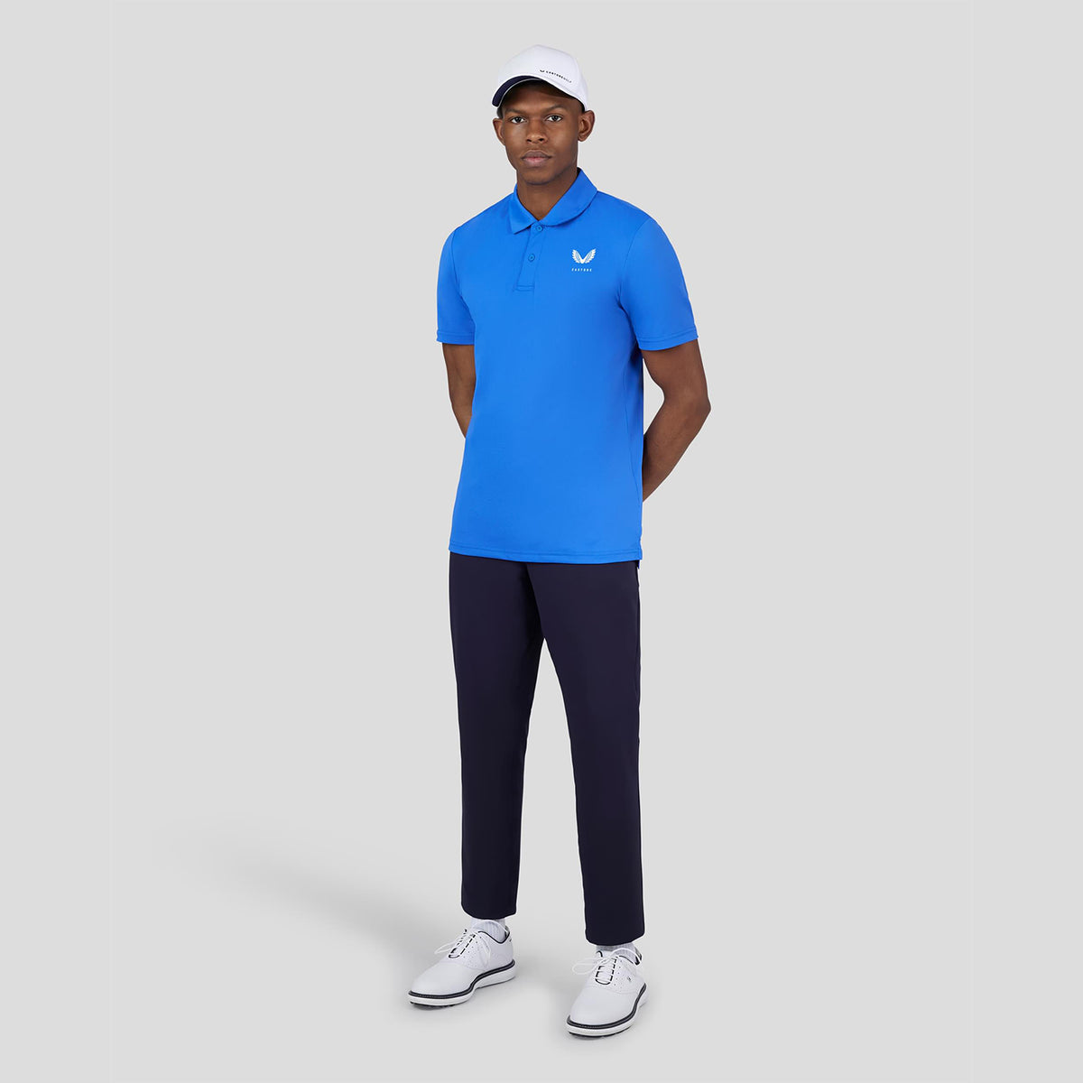 Castore Essential Golf Polo Shirt - Royal Blue