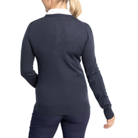 Cross Women's Classic Golf V-Neck Knit - Navy