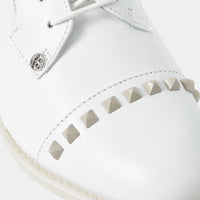 G/Fore Gallivanter Leather Stud Cap Cap Golf Shoes - Stone