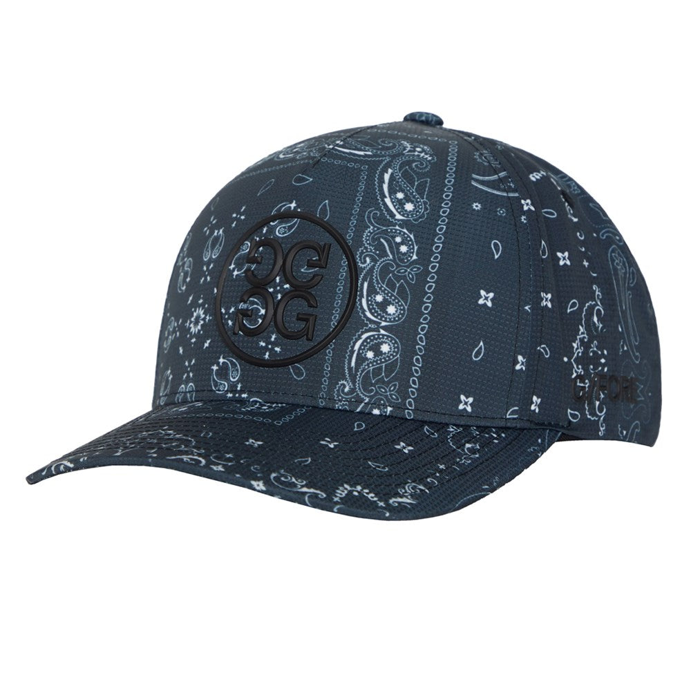 G/FORE Bandana Print Featherweight Snapback Golf Hat - Twilight