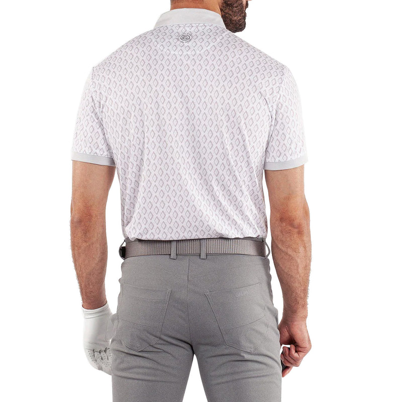 Galvin Green Maxwell Golf Shirt - Cool Grey/White