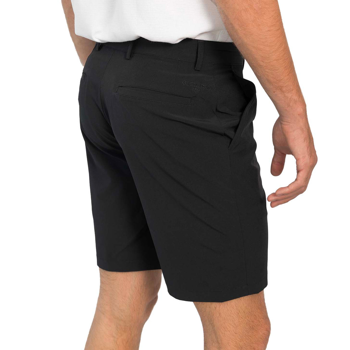 Glenmuir Jackson Lightweight Stretch Performance Golf Shorts - Black