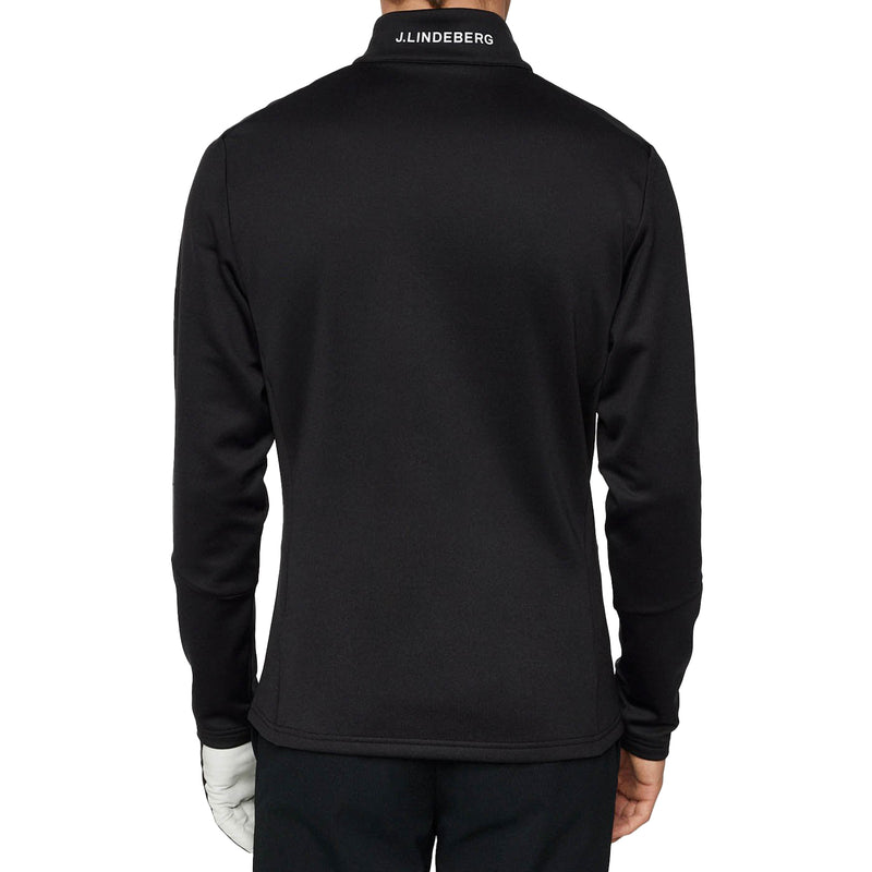 J.Lindeberg Aerial Quarter Zip Mid-Layer - Black