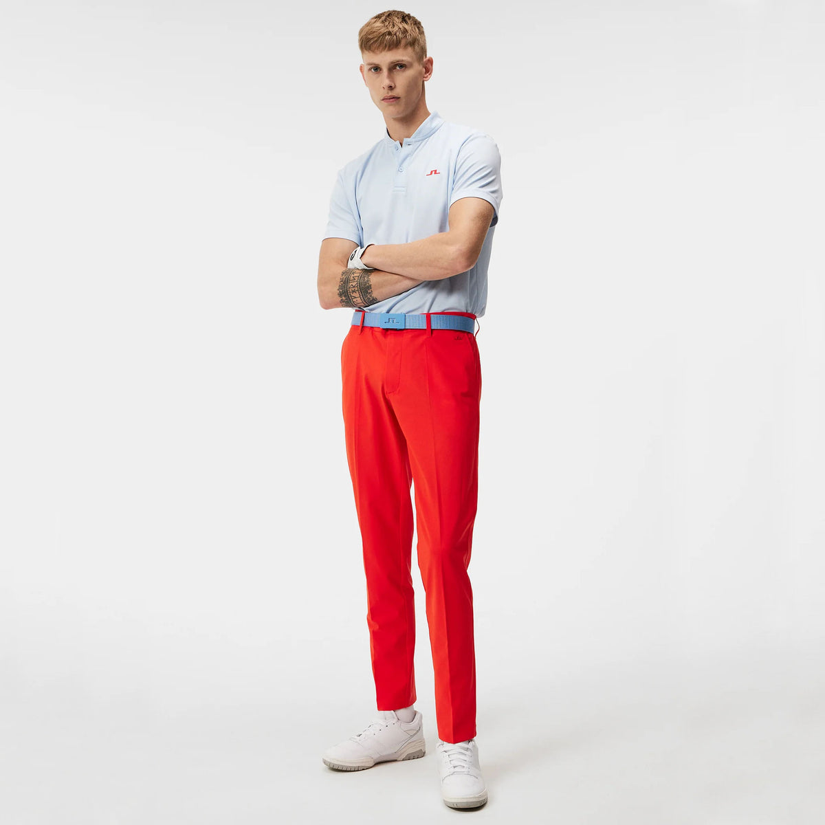 J.Lindeberg Elof Golf Pants - Fiery Red