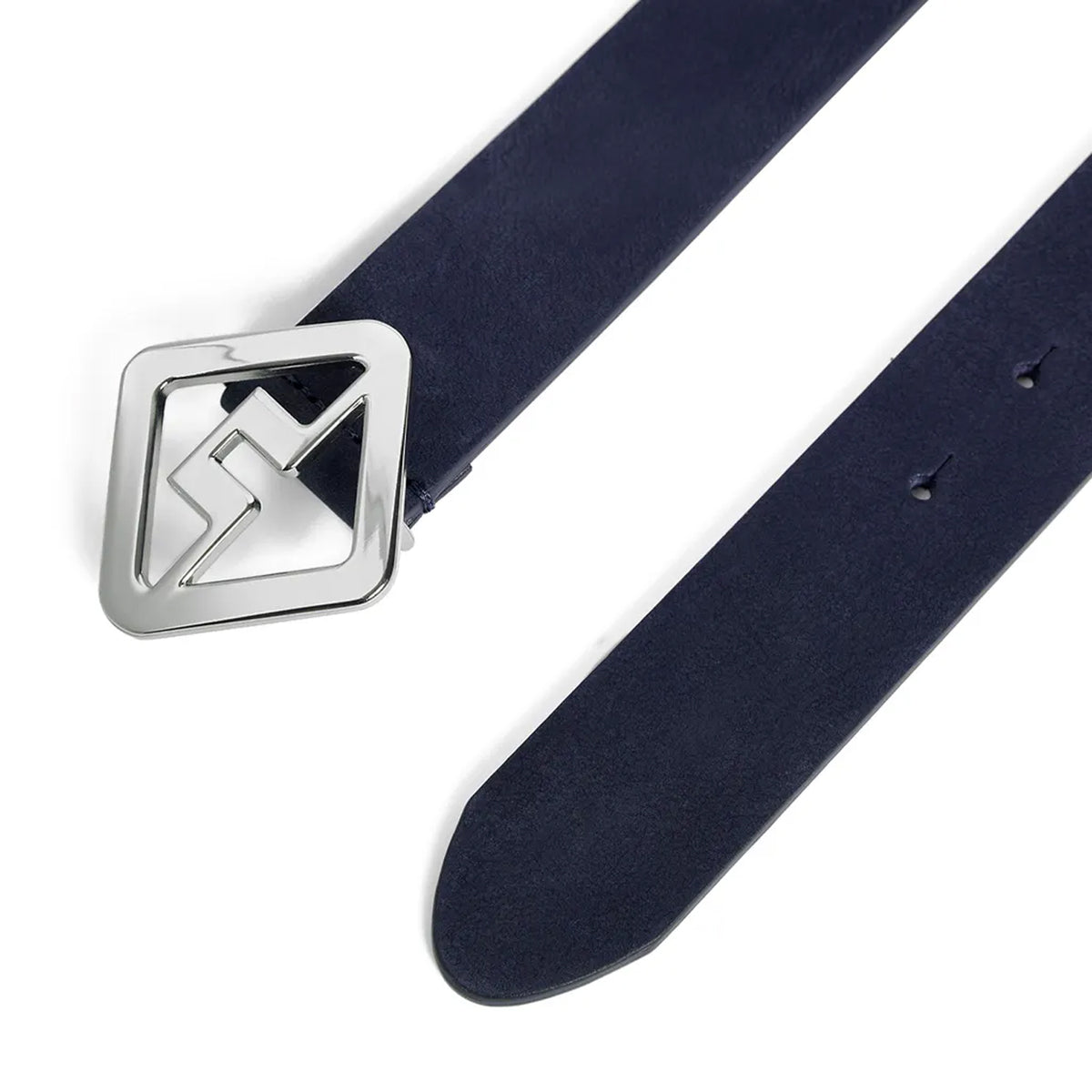 J.Lindeberg Gary Brushed Leather Golf Belt - JL Navy