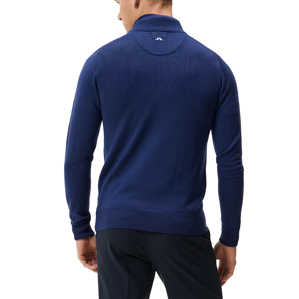 J.Lindeberg Kian 1/4 Zip Merino Golf Knit - Estate Blue