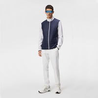 J.Lindeberg Martino Quilt Hybrid Water Repellent Golf Jacket - JL Navy