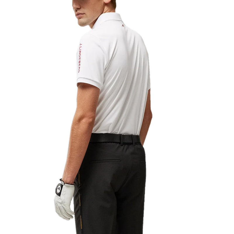 J.Lindeberg Tour Tech Polo Golf Shirt - Putih