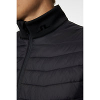 J.Lindeberg Holden Quilt Hybrid Golf Vest - Black