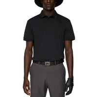 J.Lindeberg KV Regular Fit Golf Polo Shirt - Black