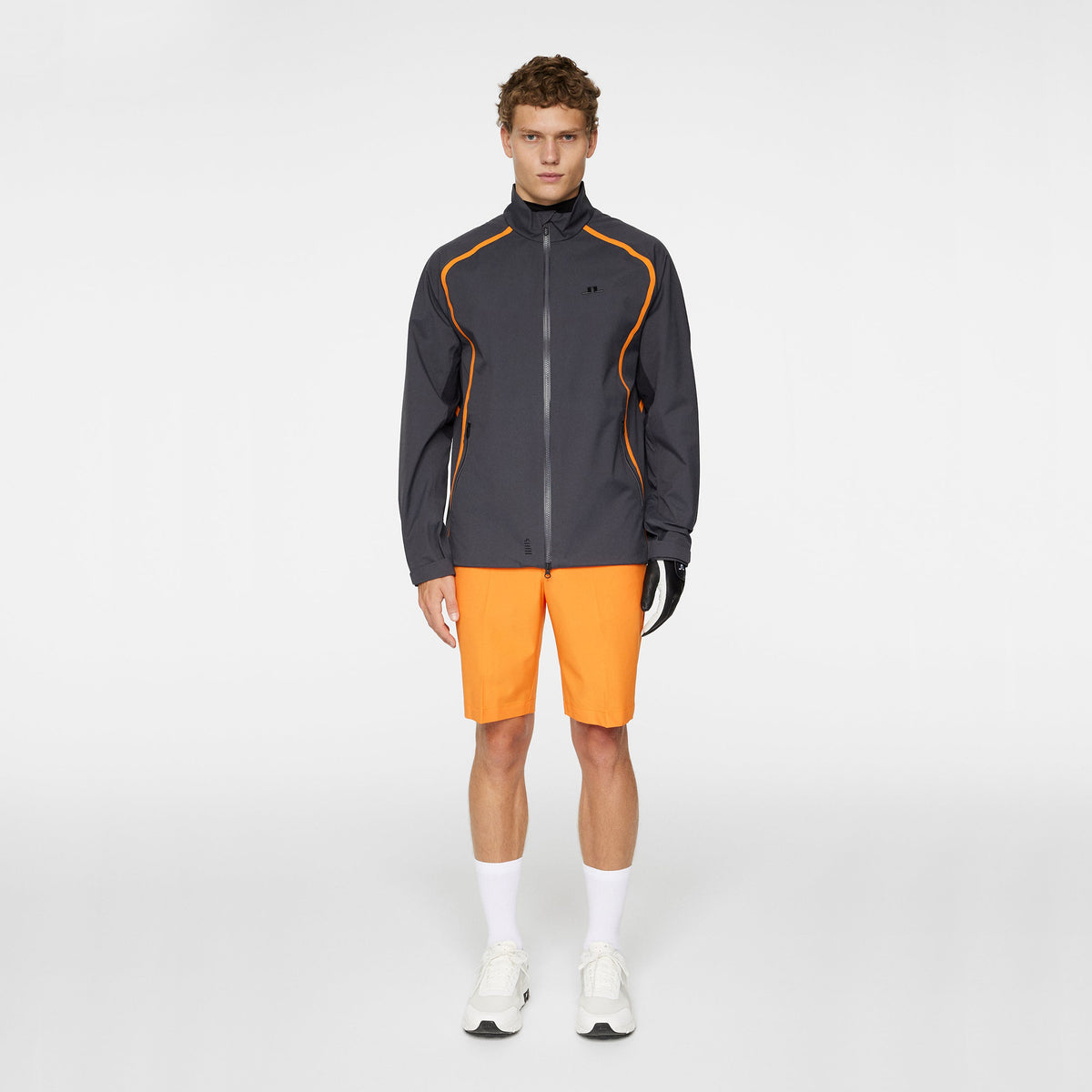 J.Lindeberg Sandy Waterproof Golf Jacket - Asphalt