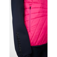 J.Lindeberg Women's Holma Quilt Hybrid Golf Jacket - Pink Peacock