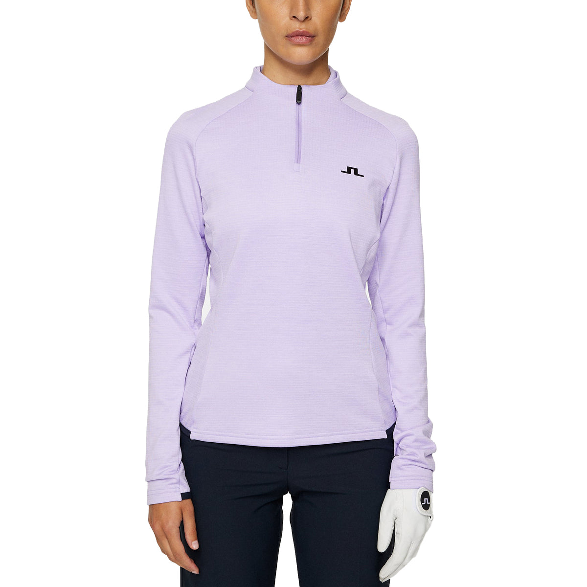 J.Lindeberg Women's Steffi Golf Mid-Layer - Lavender Melange