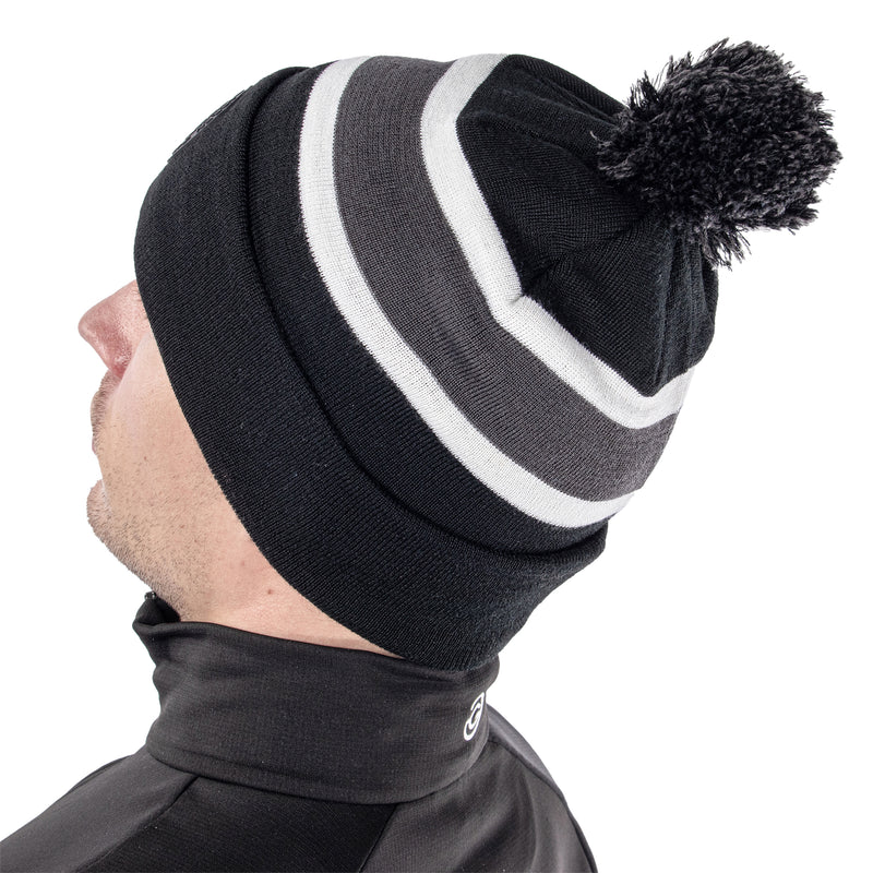 Galvin Green Leighton Insulating Golf Beanie - Black/False Iron/White