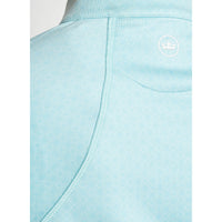 Peter Millar Women's Geo Raglan-Sleeve Perth Golf Mid-Layer - Blue Spruce