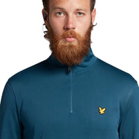 Lyle & Scott Golf Golf Stretch Midlayer - Petrol