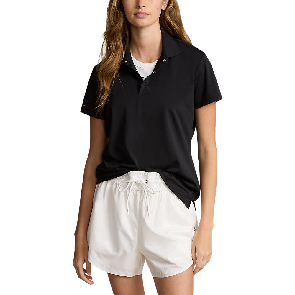 RLX Ralph Lauren Women's Tour Performance Golf Shirt - Polo Black