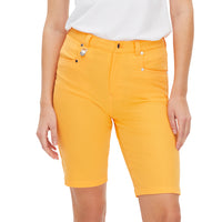 Rohnisch Women's Chie Bermuda Golf Shorts - Blazing Orange