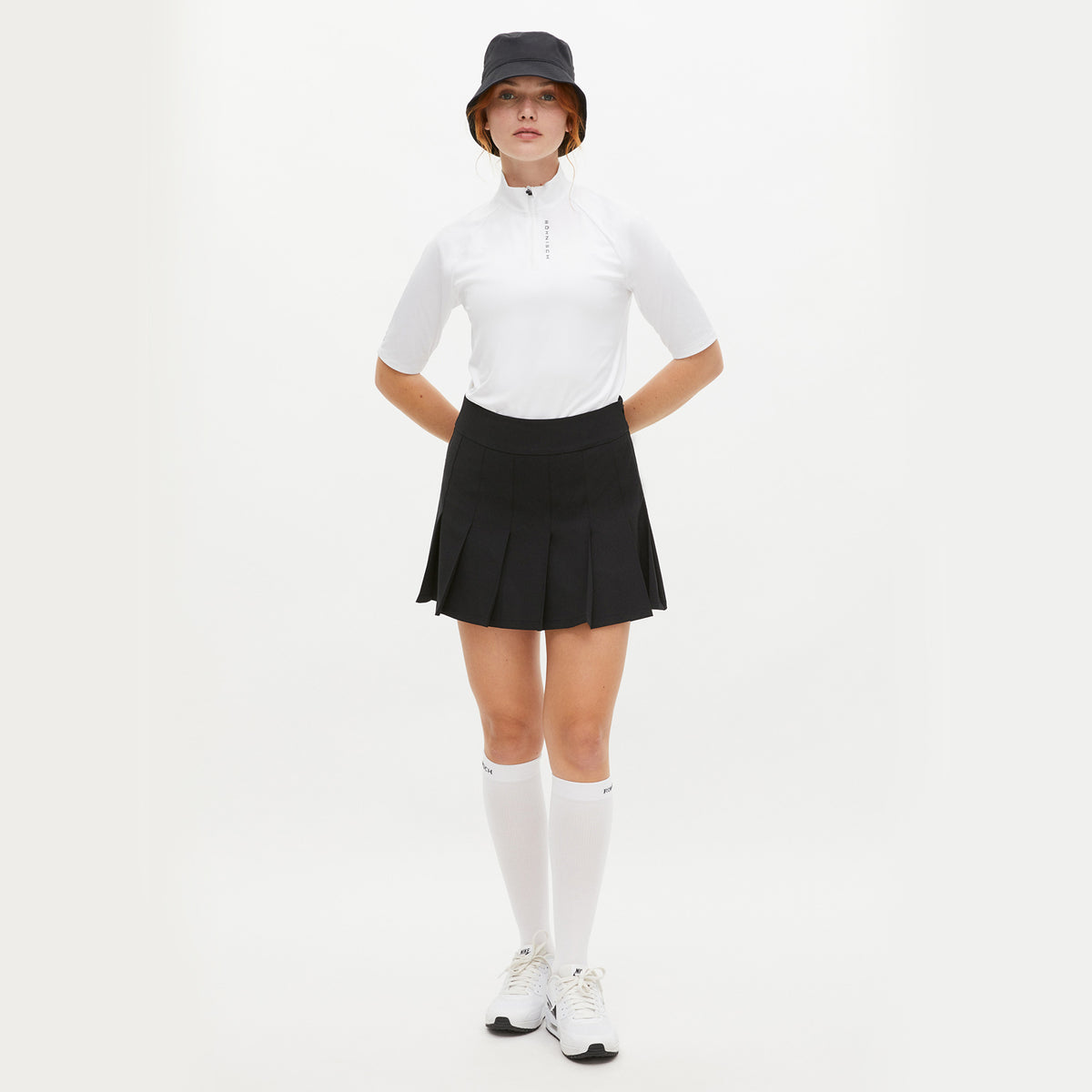 Rohnisch Lily Pleat Golf Skort - Hitam