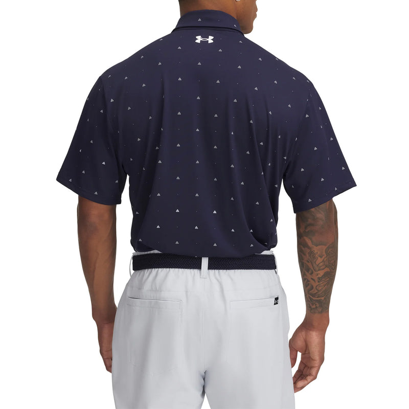 Under Armor Playoff 3.0 Polo Polo Golf Shirt - Tentera Laut/Putih