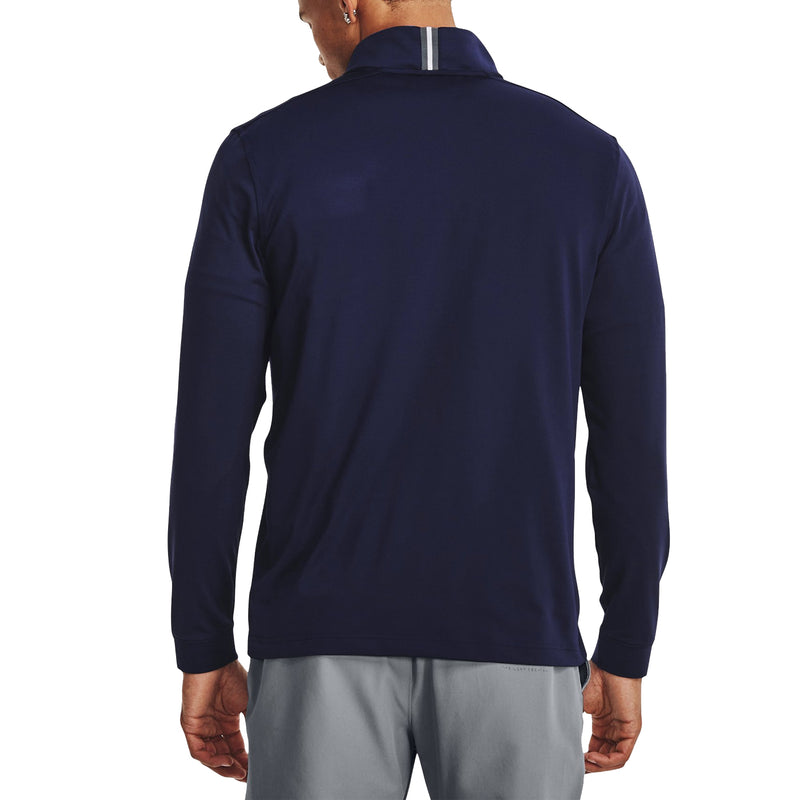 Under Armour Playoff Golf 1/4 Zip - Midnight Navy/Pitch Grey