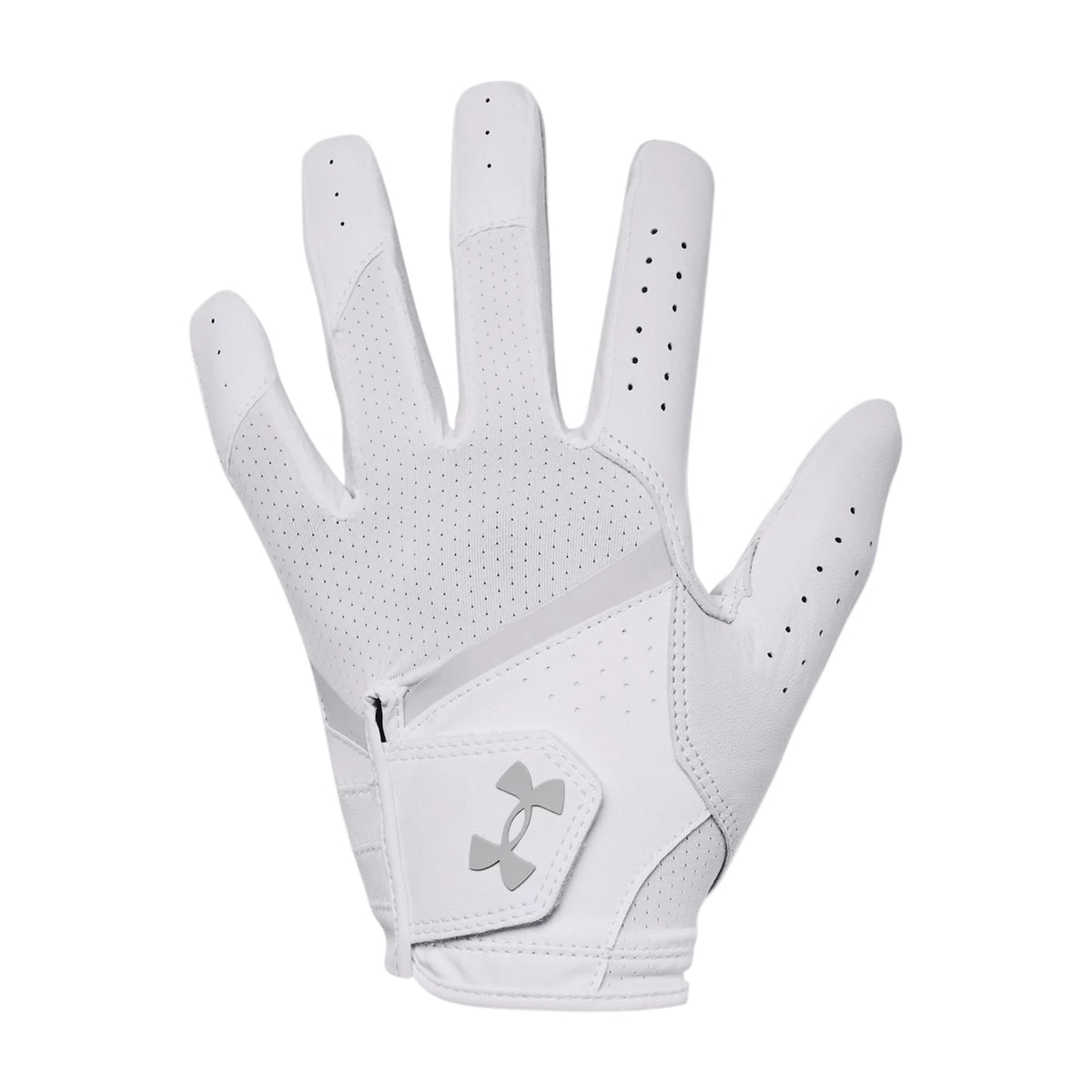 Sa ilalim ng Armor Women Iso -Chill Left Golf Glove - White/Halo Grey