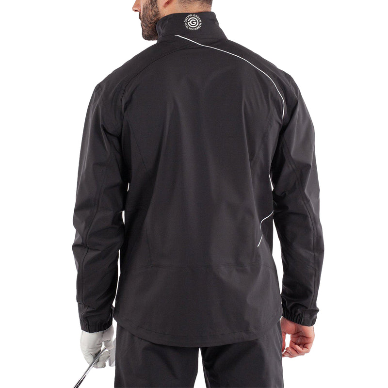 Galvin Green Ames Jaket Golf Waterproof - Hitam/Putih