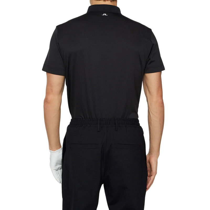 J.Lindeberg Bridge Polo Golf Shirt - Hitam