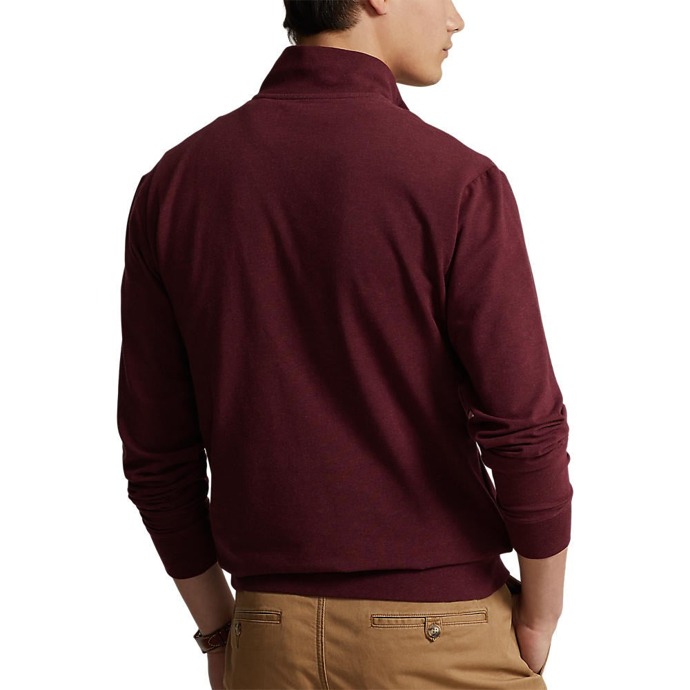 Polo Performance Ralph Lauren Fine Gauge Terry 1/4 Zip - Harvard Wine