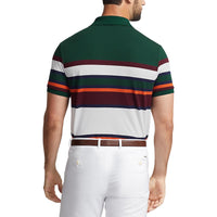 RLX Ralph Lauren Performance Pique Golf Polo Shirt - Hunt Club Green Multi