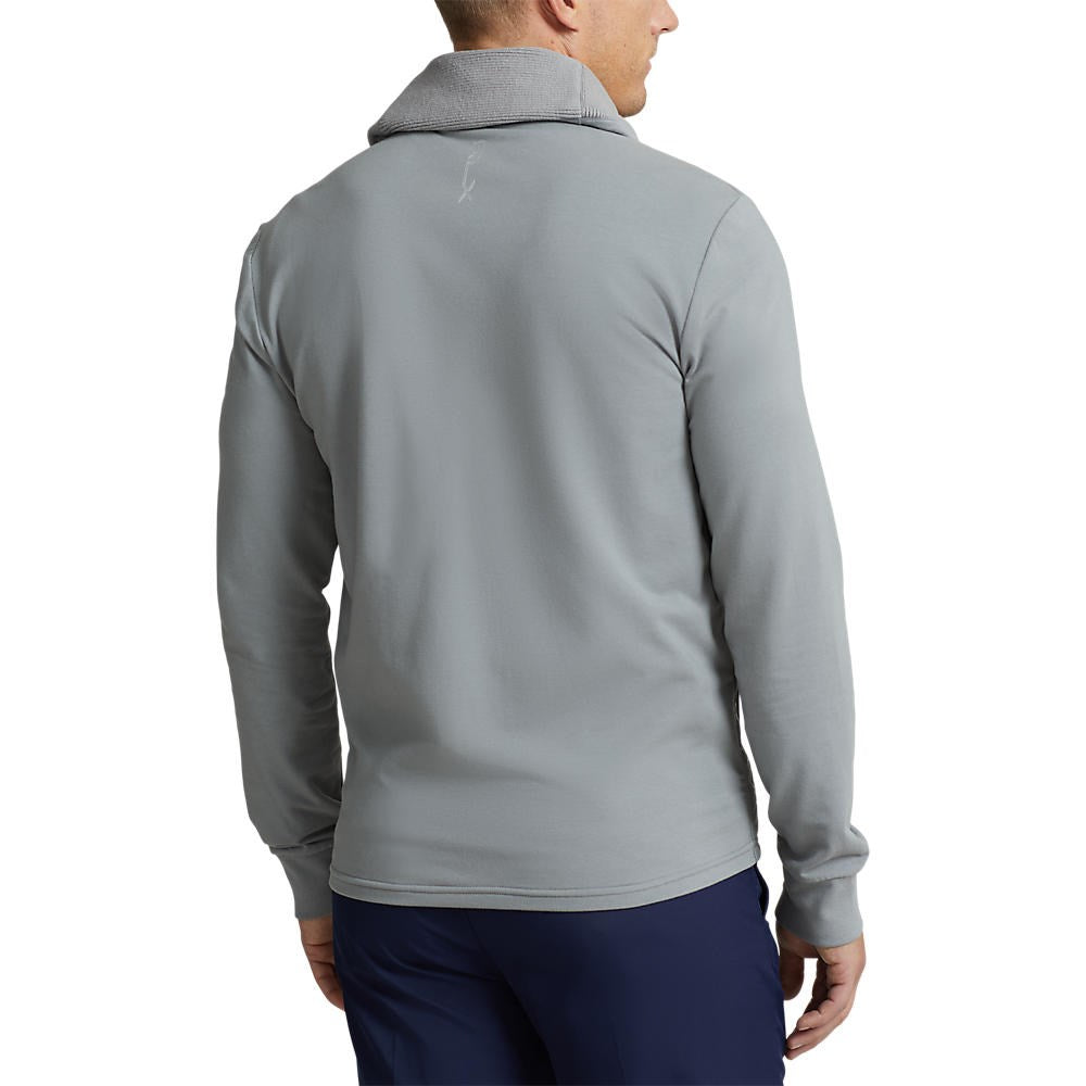 RLX Ralph Lauren Full Zip Fine Gauge Terry Golf Jacket - Peak Grey