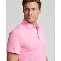 RLX Polo Performance Ralph Lauren Tour Pique Golf Shirt - Pink Flamingo