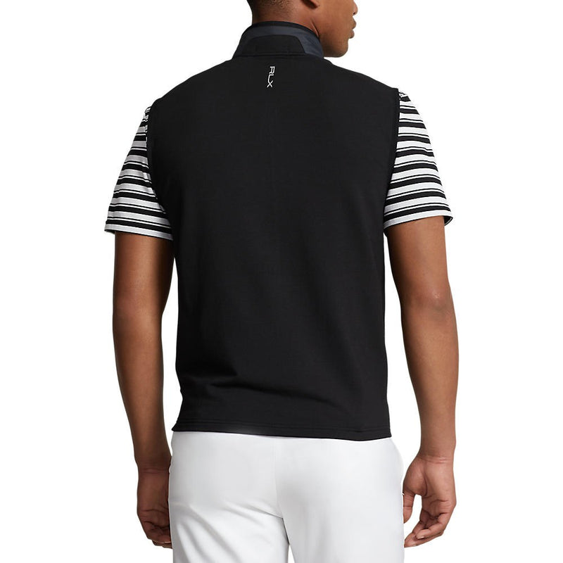 RLX Ralph Lauren Cool Wool Insulated Golf Vest - Polo Black