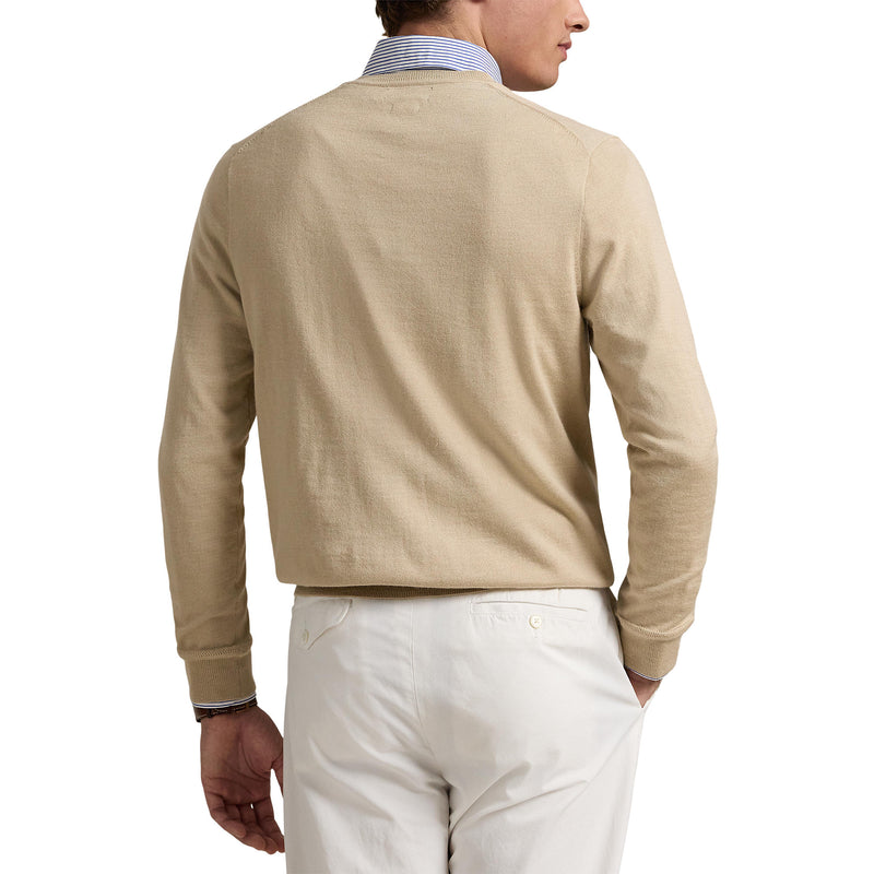 Polo Performance Ralph Lauren Performance V-Neck Golf Sweater - Basic Sand