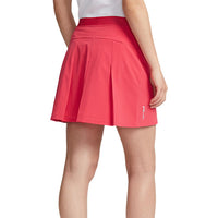 RLX Ralph Lauren Wanita berlipat ganda Skort 17 " - Maui Red