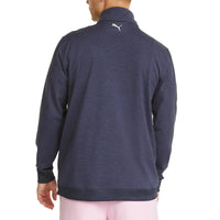 Puma AP CLOUDSPUN Castle Golf Quarter-Zip - Navy Blazer Heather