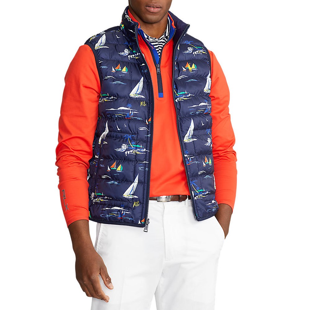 Polo Golf Ralph Lauren Reversible Water -Repellent Vest - French Navy