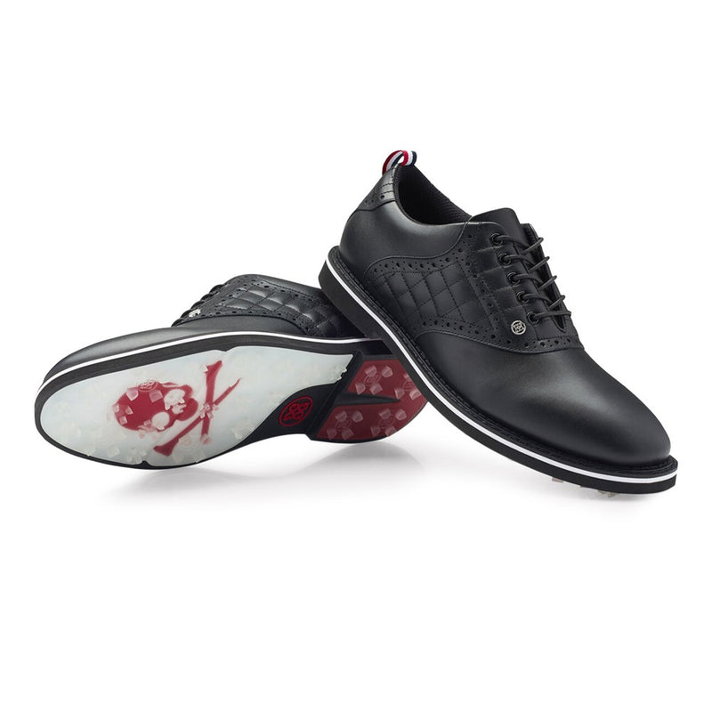 G/Fore Quilted Saddle Gallivanter Wide Golf Shoes - Onyx