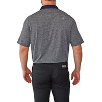 KJUS Luca Polo Golf Shirt - Steel Grey Melange